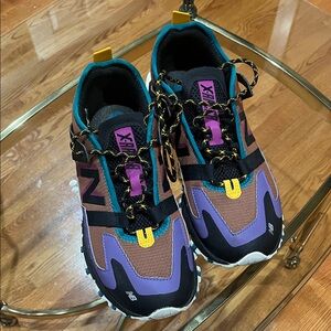 New Balance Purple and Black Trail Sneakers